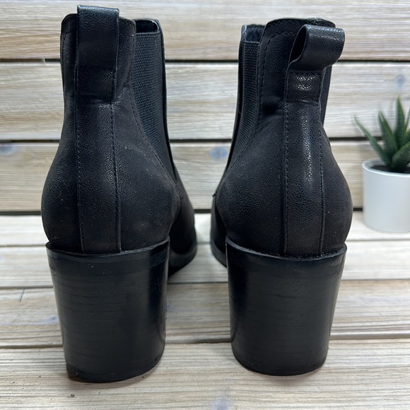 MIA Vegan Block Heel Pull On Bootie Size 8.5 - Picture 4 of 8